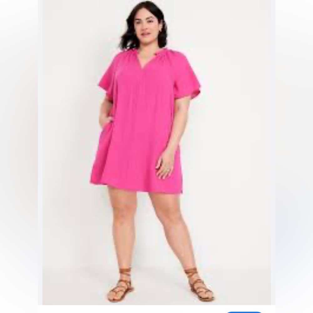 GAP Pink Midi Dress - Picture 3 of 9